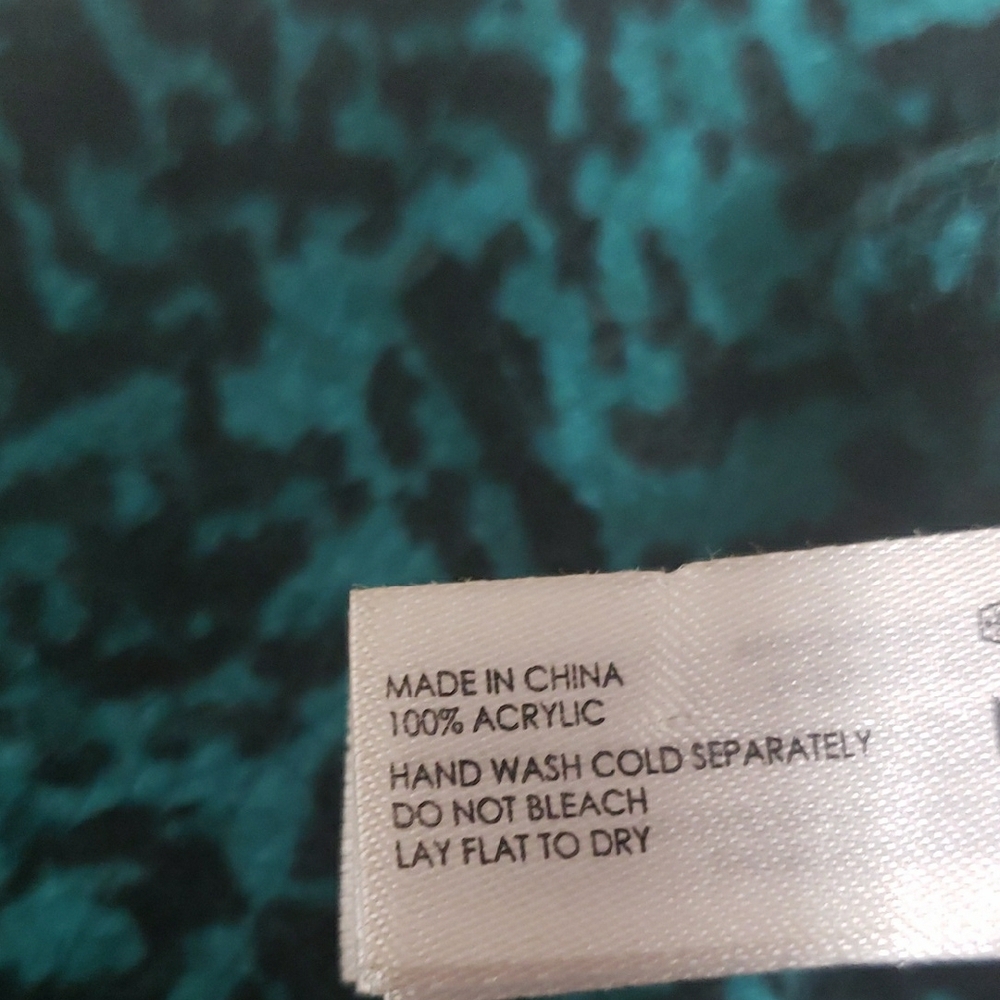 Michael Michael Kors Linear Teal Patterned Infini… - image 3